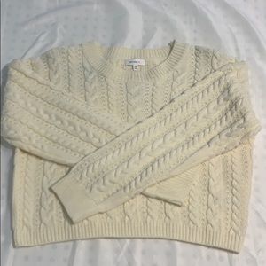 Cream cropped sweater